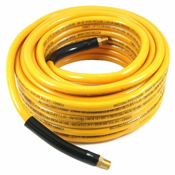 Forney PVC Air Hose, Yellow, 1/4 in x 100ft 75414